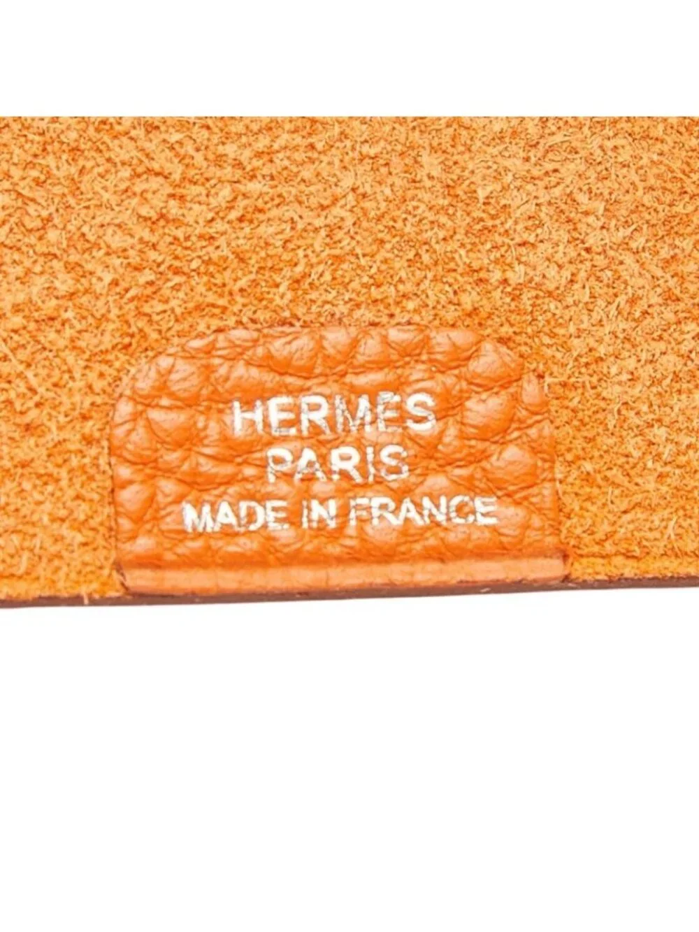 Hermes Ulysse Mini Notebook Cover System with Refill Orange Togo Agenda
